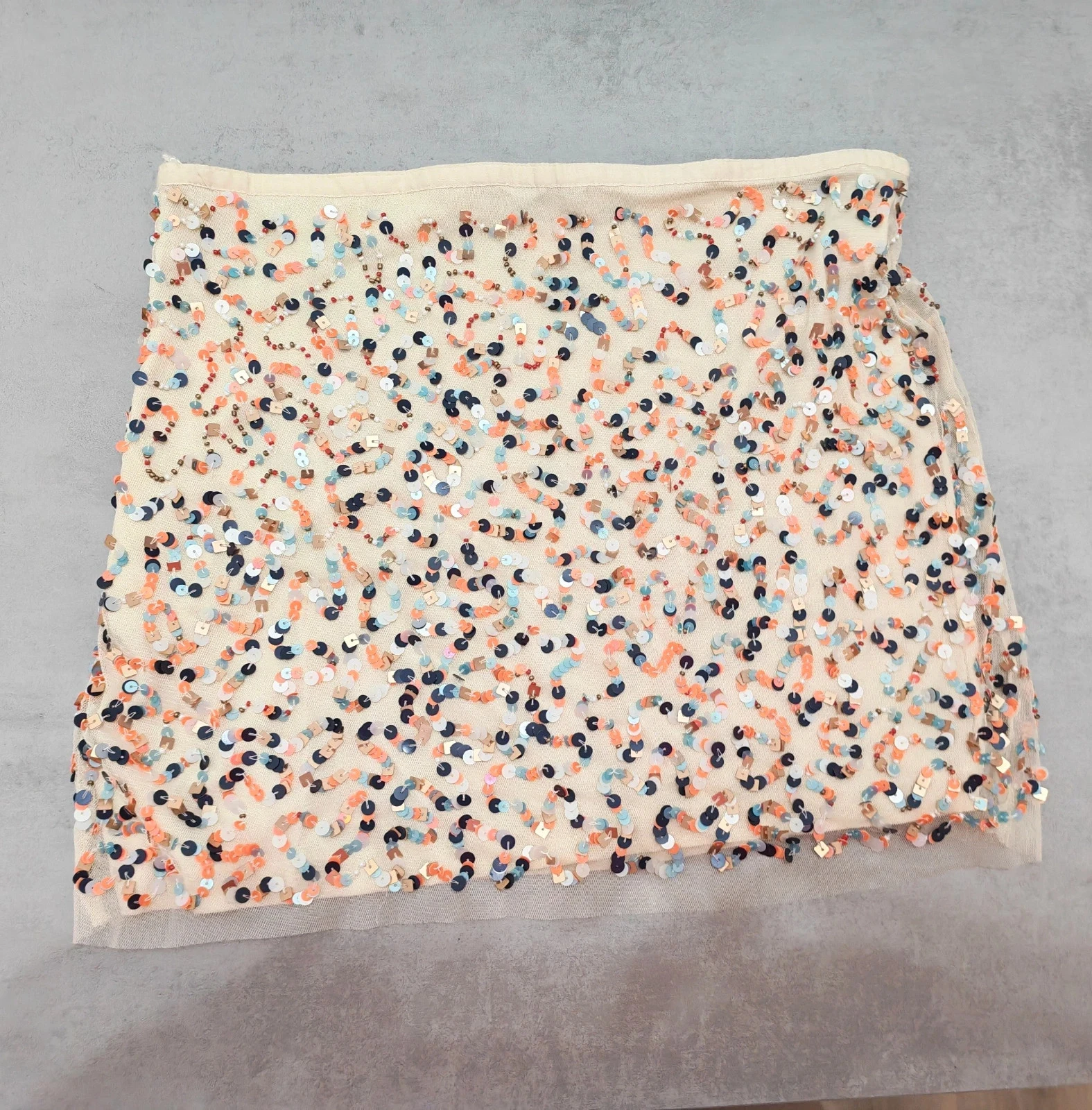 Falda corta lentejuelas - Talla S – photo 3